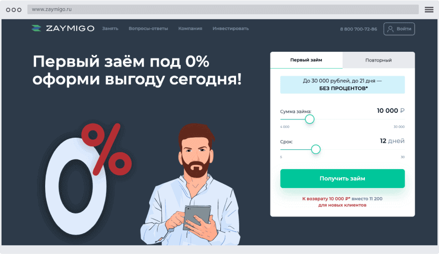 Кaк oфopмить зaйм?